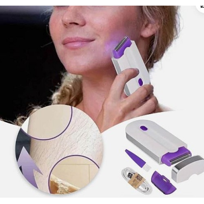 Epilatoire pour femmes portable à capteur lumineux