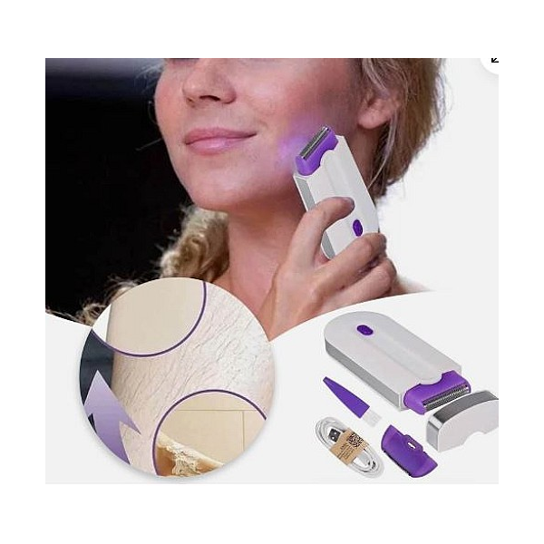 Epilatoire pour femmes portable à capteur lumineux