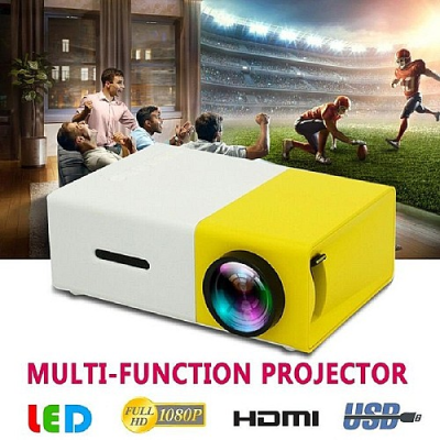 Mini Vidéo Projecteur Portable USB HDMI HD LED 400 Lumens
