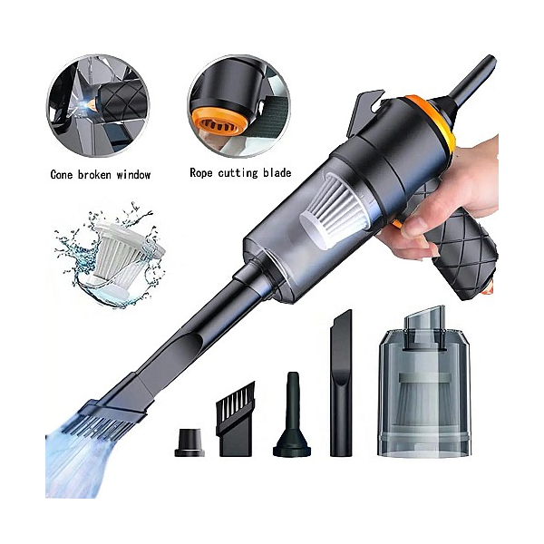 multifunctional emergency car vacuum cleaner 6 in 1